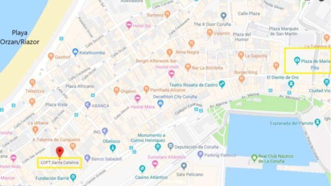 Apartmán El Loft De Santa Catalina A Coruña Exteriér fotografie